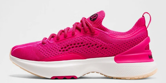 Lululemon Women's Chargefeel 3 Workout Shoe Geranium Pink/Light Vapor/Black Sz 7.0 Brand New