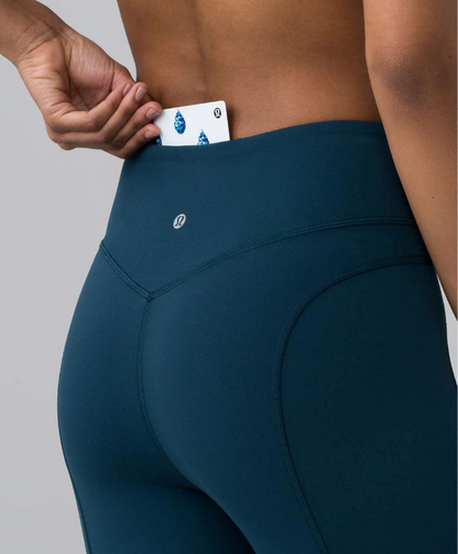 Lululemon Pushing Limits Crop 21" Inseam Jaded Sz 4