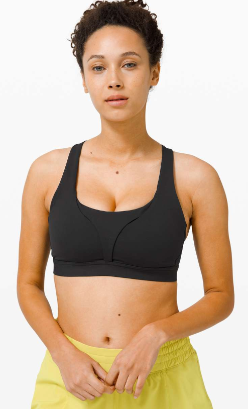 Lululemon Stash It All Bra Black Sz 12