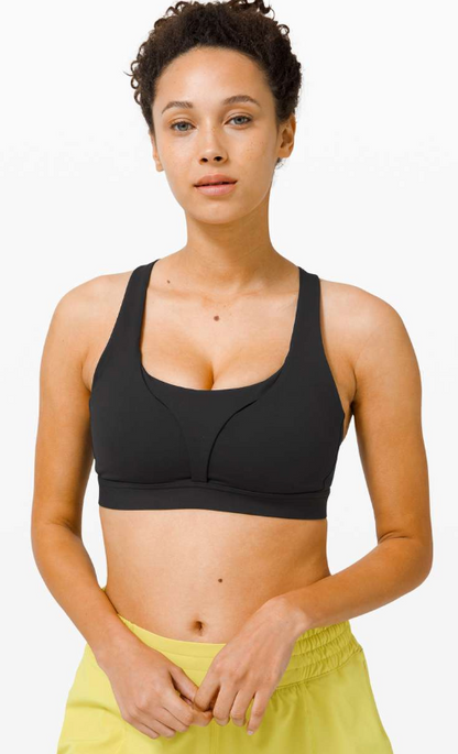 Lululemon Stash It All Bra Black Sz 12
