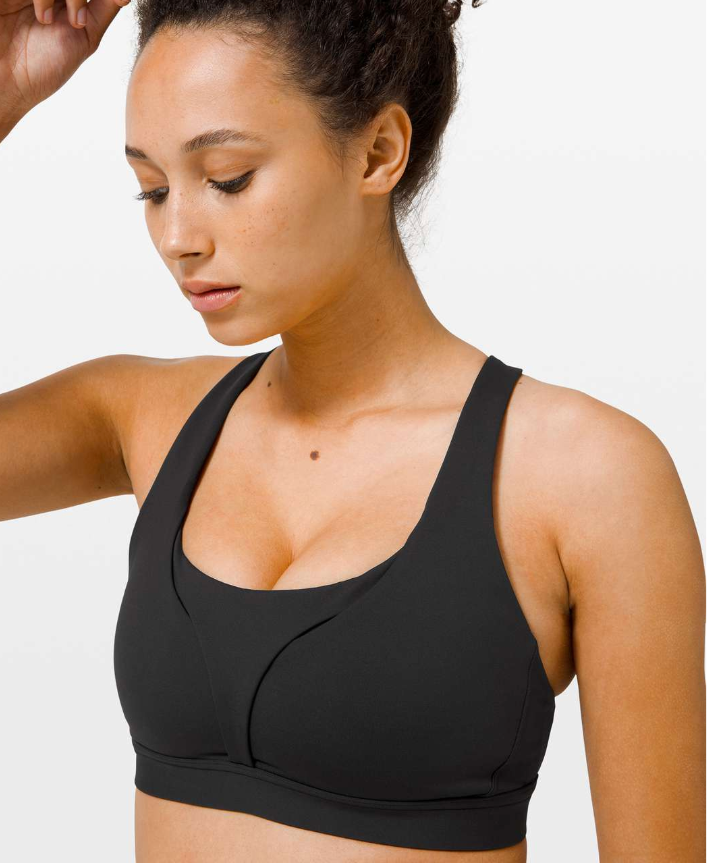 Lululemon Stash It All Bra Black Sz 12