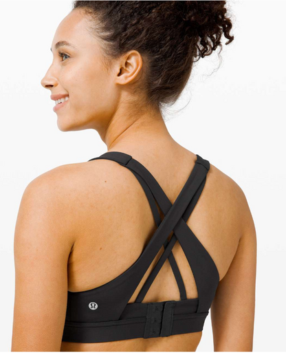 Lululemon Stash It All Bra Black Sz 12