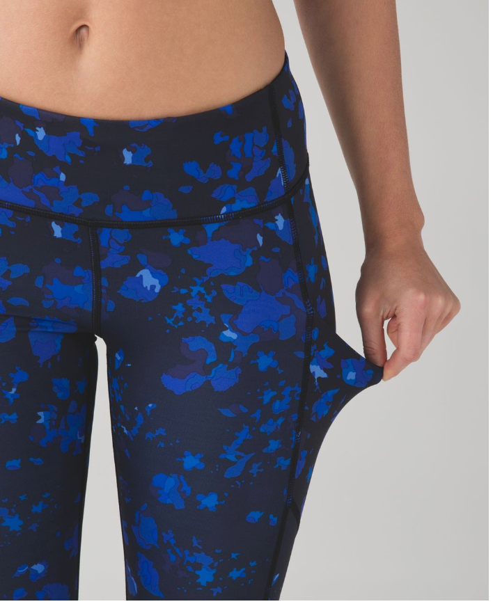 Lululemon Speed Tight IV Dandy Digie Porcelaine Black 28.5" Inseam Sz 6 Brand New