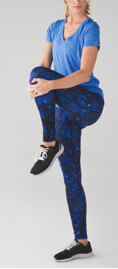 Lululemon Speed Tight IV Dandy Digie Porcelaine Black 28.5" Inseam Sz 6 Brand New