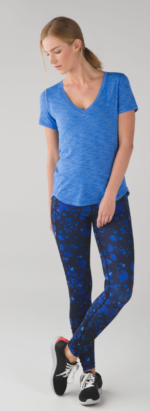 Lululemon Speed Tight IV Dandy Digie Porcelaine Black 28.5" Inseam Sz 6 Brand New