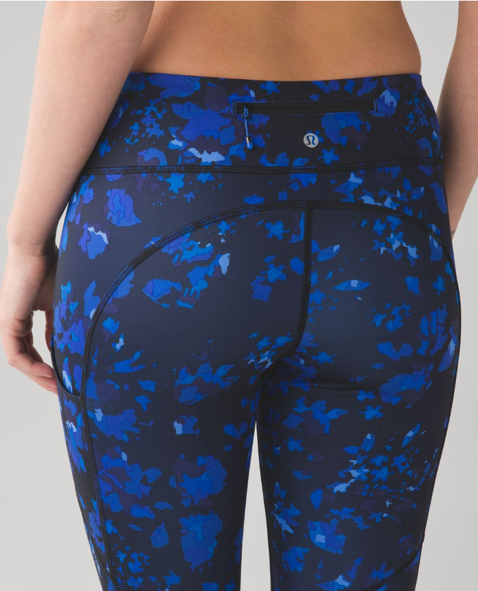 Lululemon Speed Tight IV Dandy Digie Porcelaine Black 28.5" Inseam Sz 6 Brand New