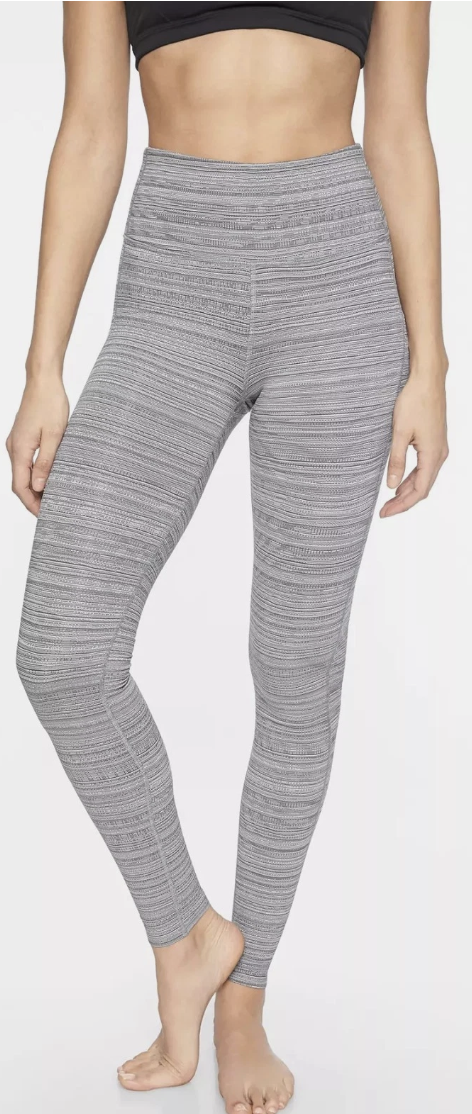 Tights Athleta High Rise 26" Inseam Jacquard Chaturanga Tight, Black/White Sz S Brand New