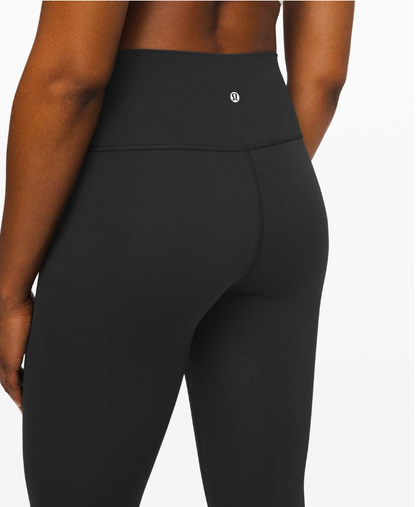 Lululemon Wunder Under High-Rise Tight 28" Inseam Black Sz 6