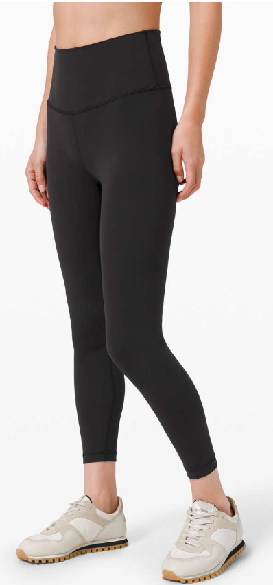 Lululemon Wunder Train High-Rise Tight 25" Inseam Black Sz 6