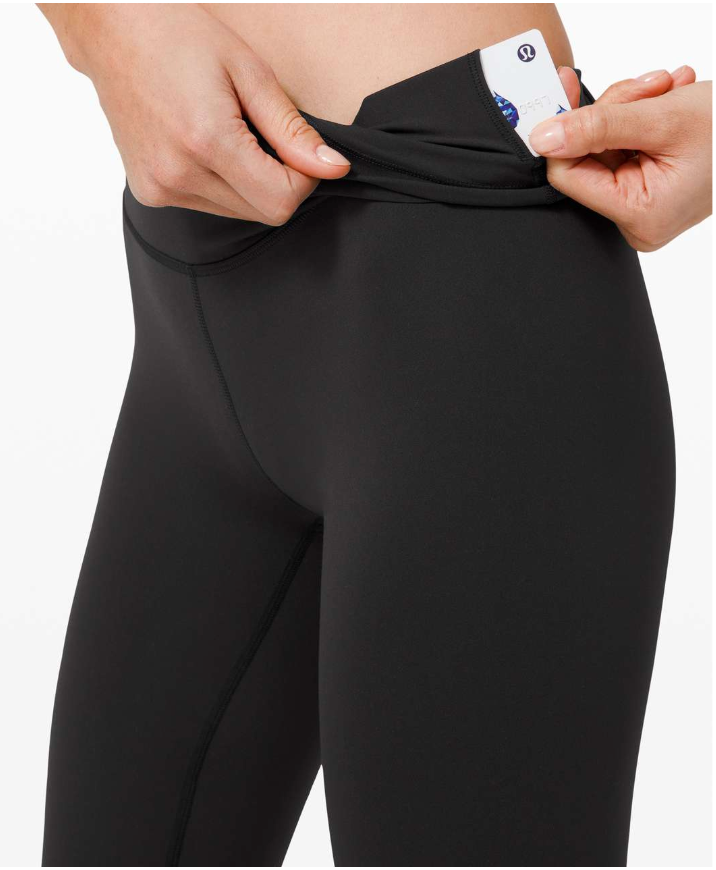 Lululemon Wunder Train High-Rise Tight 25" Inseam Black Sz 6