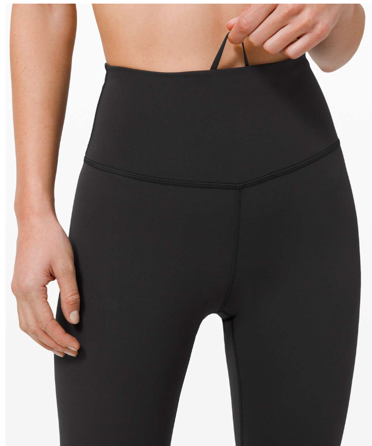 Lululemon Wunder Train High-Rise Tight 25" Inseam Black Sz 6