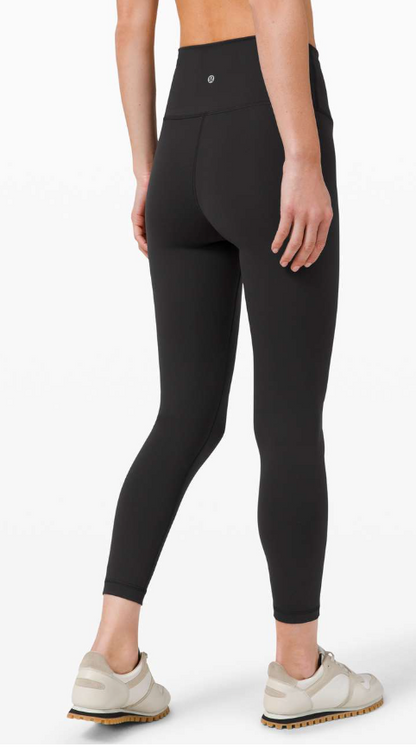 Lululemon Wunder Train High-Rise Tight 25" Inseam Black Sz 6