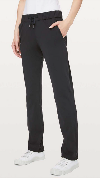 Lululemon On The Fly Pant Full Length 31" Inseam Black Sz 6 Brand New