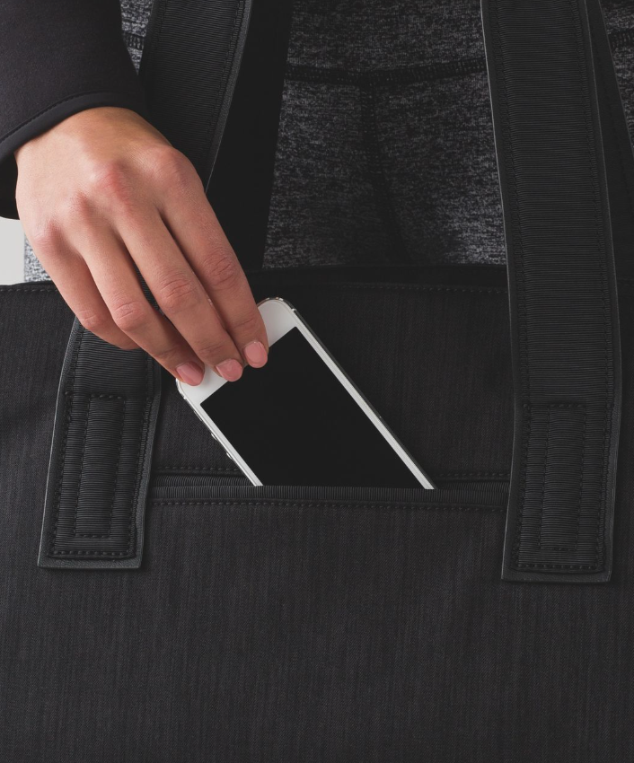 Lululemon Go Getter Bag (Heatproof) Black X Large Brand New