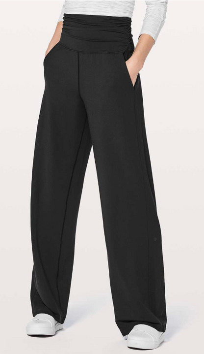 Lululemon Take It Easy Pant 31" Inseam Black Sz 8