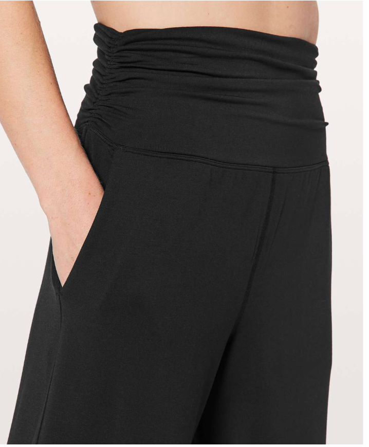 Lululemon Take It Easy Pant 31" Inseam Black Sz 8