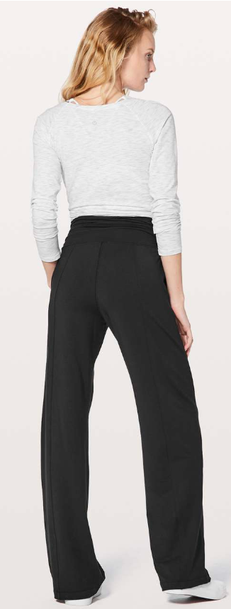 Lululemon Take It Easy Pant 31" Inseam Black Sz 8