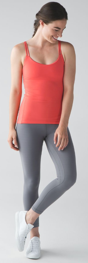 Lululemon Sunset Flow Tank Cape Red Sz 6