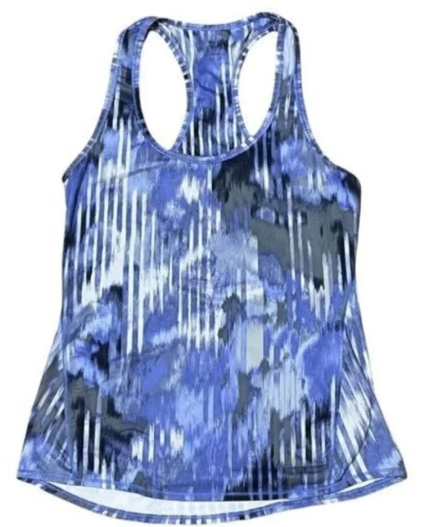 Razorback Athleta Blue Wailea Chi Tank‎ Top Sz Medium