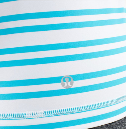 Lululemon Free To Be Tank Twin Stripe Spry Blue Sz 6
