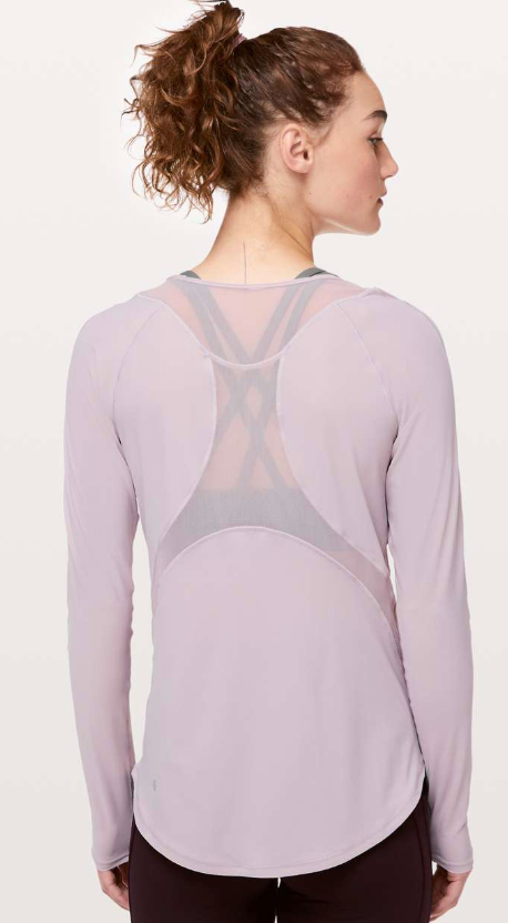 Lululemon Sculpt Long Sleeve Powdered Mauve Sz 6 Brand New