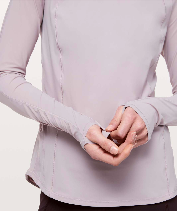 Lululemon Sculpt Long Sleeve Powdered Mauve Sz 6 Brand New