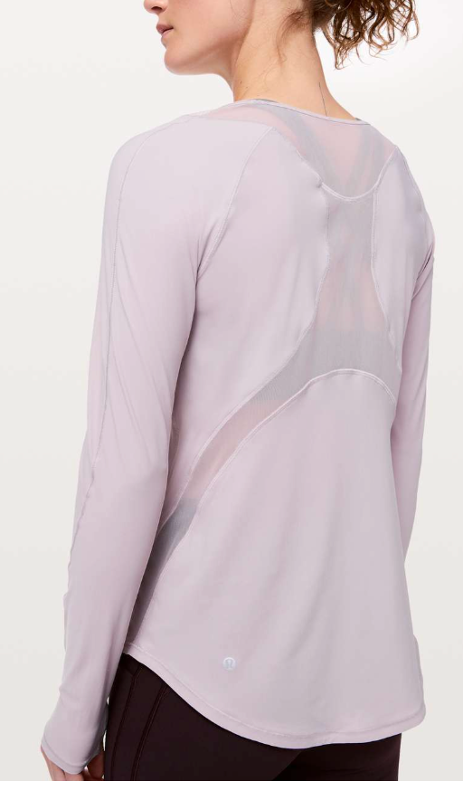 Lululemon Sculpt Long Sleeve Powdered Mauve Sz 6 Brand New