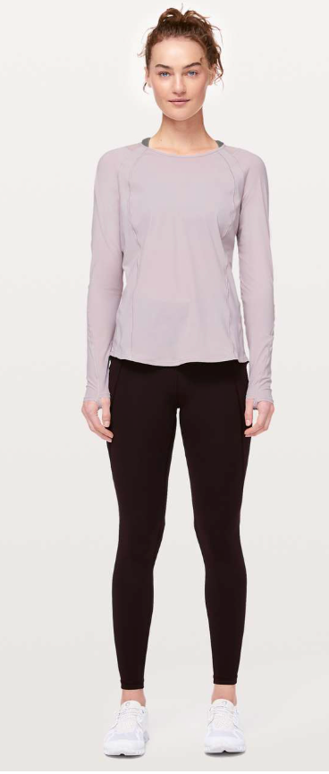 Lululemon Sculpt Long Sleeve Powdered Mauve Sz 6 Brand New