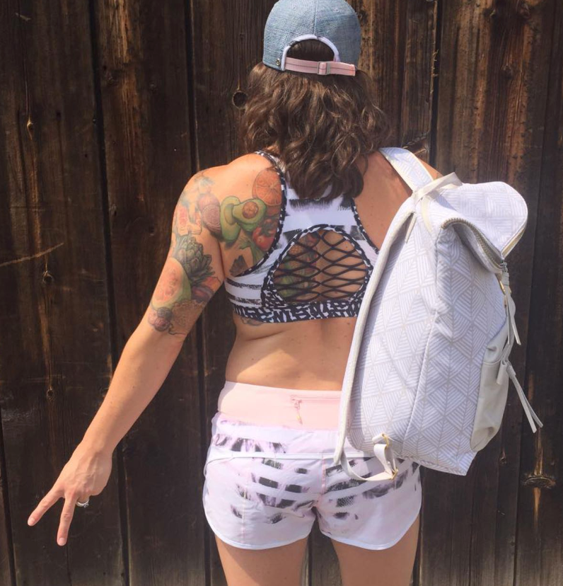 Lululemon Run: Speed Short *4-way Stretch Sunset Stripe Blush Quartz Multi/Blush Quartz/White Sz 8 Brand New