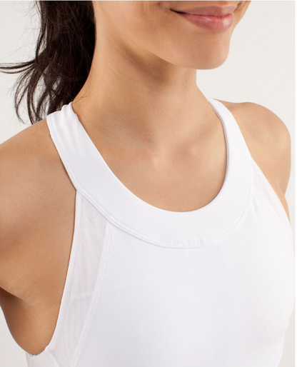 Lululemon Make It Count Tank White Sz 6 Brand New