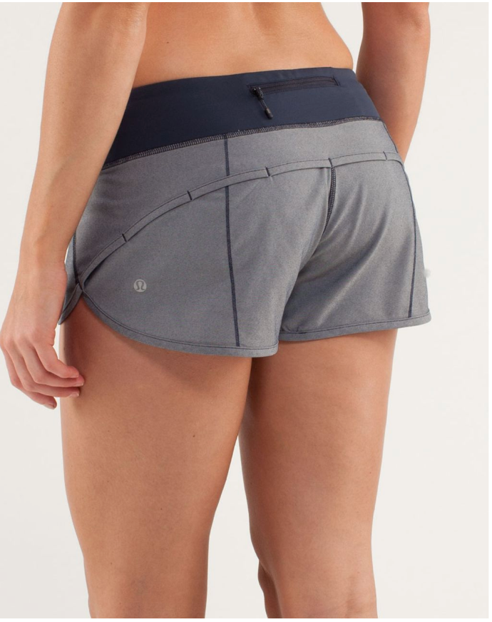 Lululemon Run Speed Up Short  2.5" Inseam Inkwell Sz 6