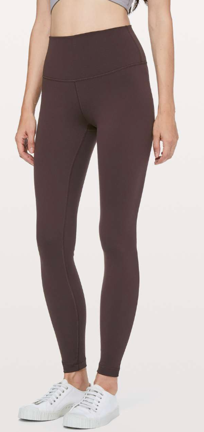 Lululemon Wunder Under Hi-Rise Tight 28" Inseam Black Satin sz 4