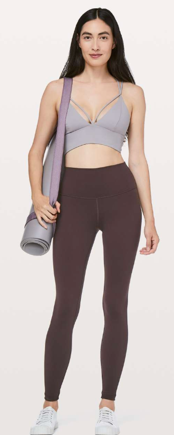 Lululemon Wunder Under Hi-Rise Tight 28" Inseam Black Satin sz 4