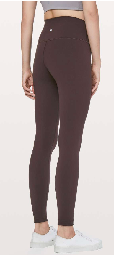 Lululemon Wunder Under Hi-Rise Tight 28" Inseam Black Satin sz 4