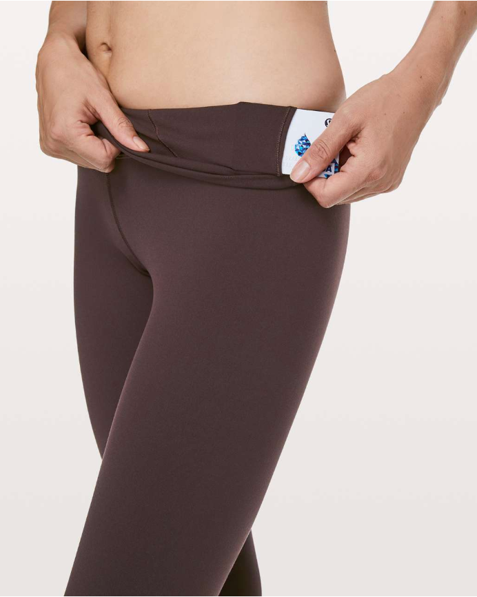 Lululemon Wunder Under Hi-Rise Tight 28" Inseam Black Satin sz 4