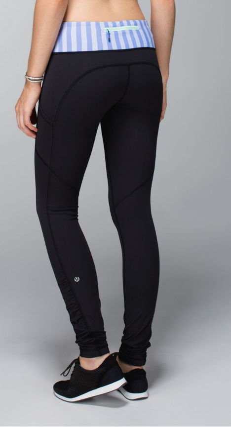 Lululemon Speed Tight Interlock Speed Tight Interlock Black/Quilt Winter 13-26 30" Inseam30" Inseam Sz 4