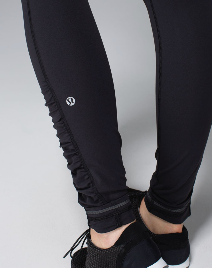 Lululemon Speed Tight Interlock Speed Tight Interlock Black/Quilt Winter 13-26 30" Inseam30" Inseam Sz 4