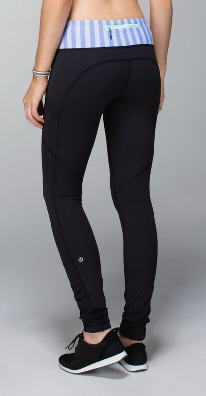 Lululemon Speed Tight Interlock Speed Tight Interlock Black/Quilt Winter 13-26 30" Inseam30" Inseam Sz 4