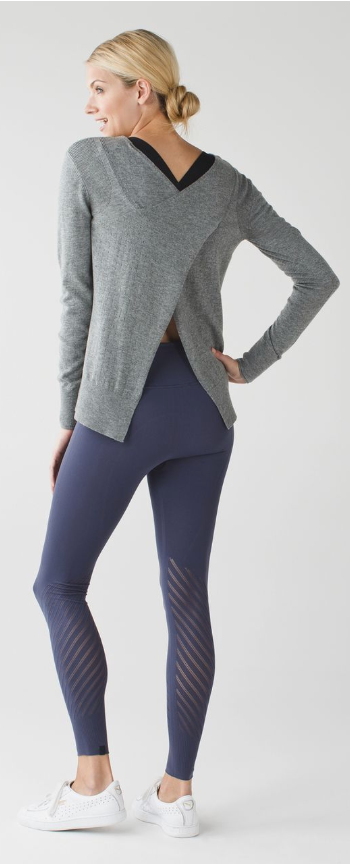 Lululemon Enlighten Tight 19" Inseam Cadet Blue Sz 4