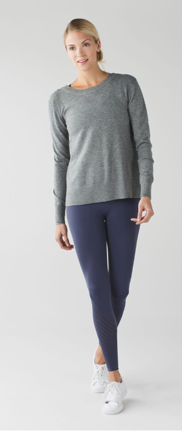 Lululemon Enlighten Tight 19" Inseam Cadet Blue Sz 4