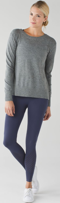 Lululemon Enlighten Tight 19" Inseam Cadet Blue Sz 4