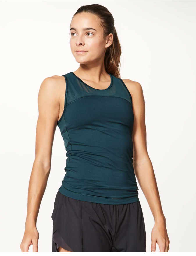 Lululemon Home Stretch Tank Submarine Sz 6