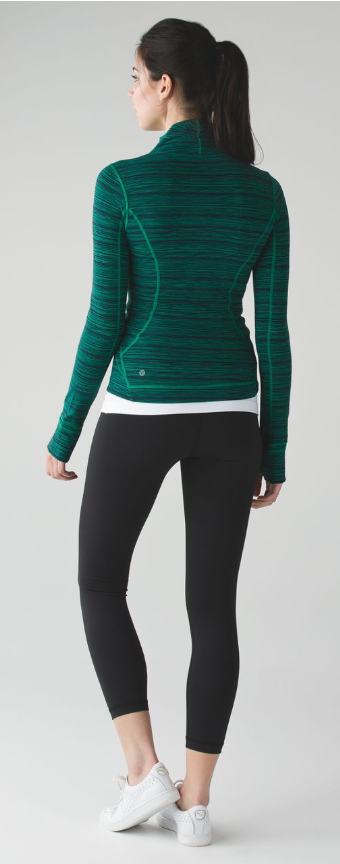 Lululemon Precision Jacket Cyber Jungle Hero Blue Sz 8