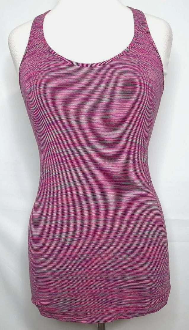 Lululemon Cool Racerback Tank Top Wee Are From Space Jewelled Magenta Sz 8