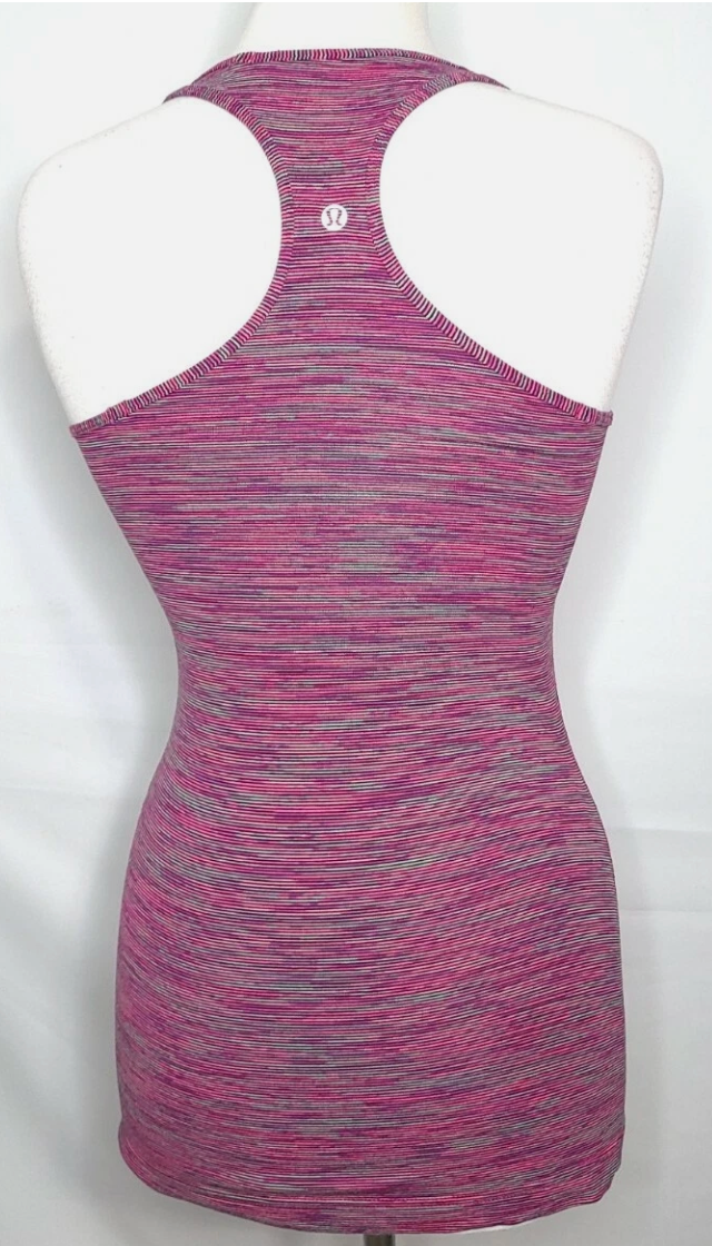 Lululemon Cool Racerback Tank Top Wee Are From Space Jewelled Magenta Sz 8