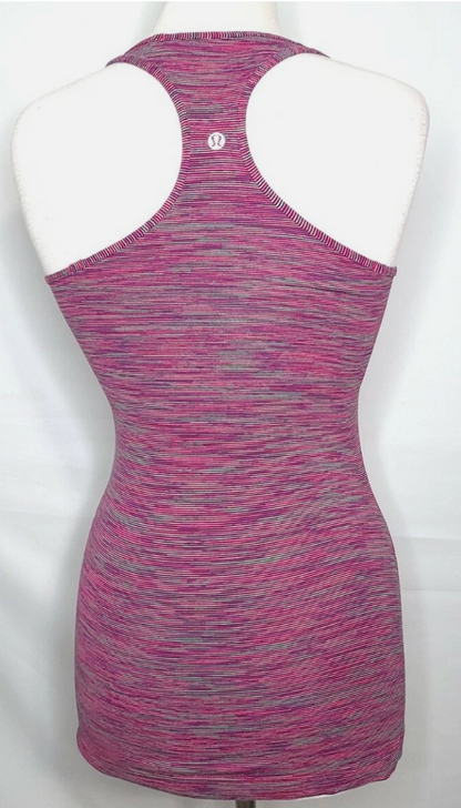 Lululemon Cool Racerback Tank Top Wee Are From Space Jewelled Magenta Sz 8