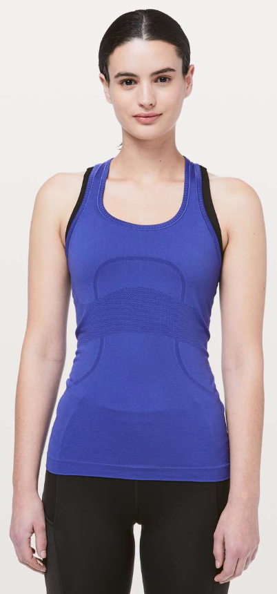 Lululemon Swiftly Tech Racerback Lazurite/Lazurite Sz 8 Brand New