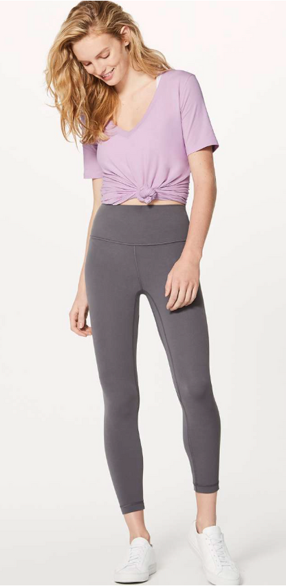 Lululemon Love Tee IV Rose Quartz Sz 8