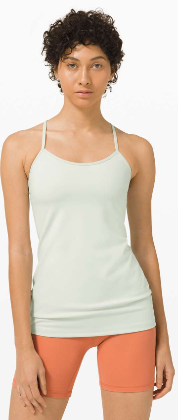 Lululemon Power Y Tank Island Mist Sz 8