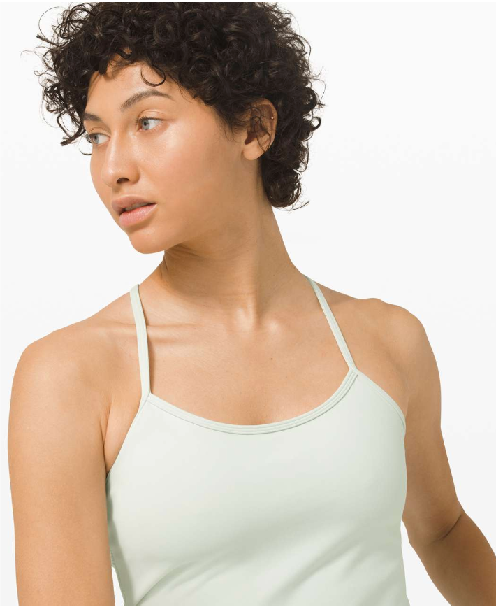 Lululemon Power Y Tank Island Mist Sz 8